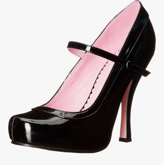 Leg Avenue Shoes - New In Box Women's Size 8 Leg Avenue Black Patent  5004 Babydoll 4" Heels